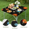 thumbnail image 4 of Spacecraft Elastic Fitted Tablecloth Snug Fit Square Cover for Outdoor & Indoor Use, 4 of 5