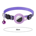 thumbnail image 3 of Deyuer Pet Collar Reflective Adjustable Strap with Little Bell Button Safety Nylon for Airtag Tracker, 3 of 11