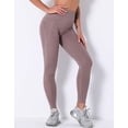 thumbnail image 3 of VASLANDA Seamless Leggings for Women Butt Lift High Waisted Yoga Pants with Pockets Tummy Control Compression Workout Tights Gym, 3 of 5