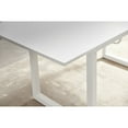 thumbnail image 5 of Smilegend Square Extendable Dining Table, Modern Space Saving Kitchen Table for Living Room, White Color, Metal Leg, 70.86" W x 31.5" D x 29.5" H, 5 of 7