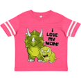 thumbnail image 3 of Inktastic I Love My Mom with Baby and Mommy Triceratops Boys or Girls Toddler T-Shirt, 3 of 5