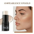 thumbnail image 1 of Barra de brillo intenso colorida, crema base tridimensional para rostro, lápiz de gusano de seda, rubor en polvo, barra de maquillaje de color., 1 of 4