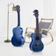 thumbnail image 5 of Ukulele Concert Acústico de 23 Pulgadas en Color Azul, Cuerpo de Madera Contrachapada, Diapasón y Puente de Madera Tecnológica, Afinadores Abiertos, Incluye Accesorios (Color Aleatorio) – Ideal para, 5 of 6