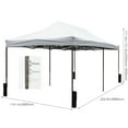 thumbnail image 7 of Pop Up Canopy 10x20 pop up canopy tent Folding Protable Ez up Canopy party Tent Sun Shade Wedding Instant Better Air Circulation Outdoor Gazebo with Backpack Bag, 7 of 7