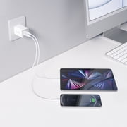 Anker Nano 40W GaN 2-Port Wall Charger (2 USB-C), Compact Fast Charger, White