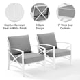 thumbnail image 3 of Crosley Kaplan 2Pc Outdoor Chair Set - 2 Chairs, 3 of 3