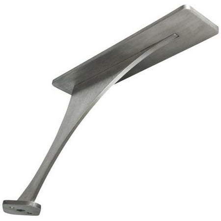 12.5 Inch High Post Mount - Federal Brace Foremont Counter Mounted Support 6 inch High - Brushed Stainless 35010