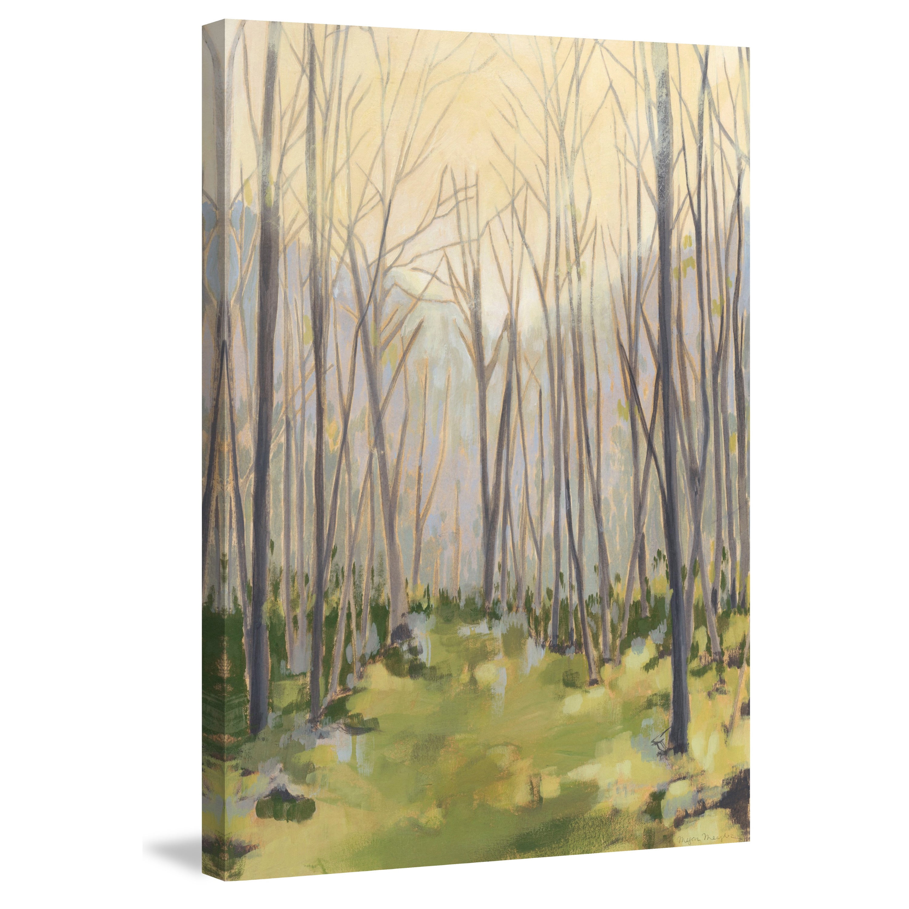 Marmont Hill "Delicate Forest II" Painting Print on Wrapped Canvas