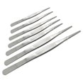 thumbnail image 2 of 2pcs Stainless Steel Tweezers Durable Nippers Repair Mounting Tools Straight Tweezers for Home, 2 of 6