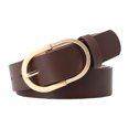 thumbnail image 3 of RUISINERY Women's Waistband Fashionable PU Leather Waist Belt Decorative Gold Buckle Wasit Cincher for Jeans Trousers and Dresses, 3 of 7