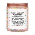 thumbnail image 1 of Vela Homsolver Birthday Vainilla Cream Happy Birthday, 3 x 4 cm, 1 of 9