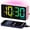 Pink-RGB, variant on Mpow Alarm Clocks, RGB Digital Clock with Night Light, Desk Clock for Bedside, Power-Off Memory & Alarm, Dual Alarm, 5 Level Brightness +Off, 12/24H, 9min Snooze, Reveil Matin for Bedrooms, Pink
