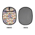 thumbnail image 2 of Pofeuu Snake Print Silicone Pot Mat Mitten With Hanging Loop Heat Resistant Oven Mitts Non-Slip Bbq Baking Smoking Potholders, 2 of 7