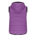 thumbnail image 4 of Fnooota Womens Puffer Vests, Lapel Collar Quilted Zip up Sleeveless Winter Vests Outerwear Purple Size 2XL, 4 of 8