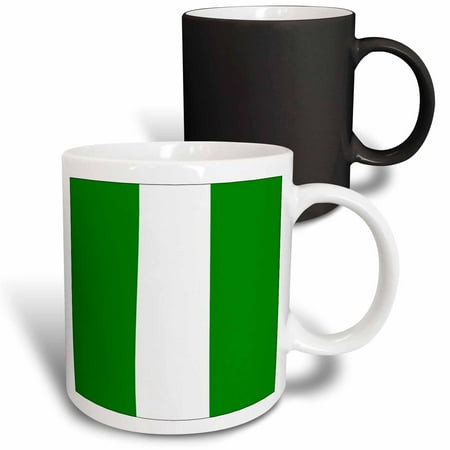 

3dRose Nigeria Flag Magic Transforming Mug 11oz