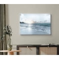 thumbnail image 2 of wall26 Canvas Print Wall Art Washed Out Gray Sunset Beach Shoreline Nature Wilderness Photography Modern Art Rustic Scenic Colorful Multicolor for Living Room, Bedroom, Office - 12"x18", 2 of 5