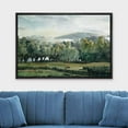 thumbnail image 2 of wall26 Framed Canvas Print Wall Art Forest Clearing in Green Valley Nature Wilderness Illustrations Fine Art Farmhouse/Country Decorative Rustic for Living Room, Bedroom, Office - 24"x36" B, 2 of 5