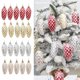 thumbnail image 2 of 5 piezas de bolas de piña de Navidad, decoración para árbol de Navidad, colgante de piña de plástico pintado, adorno navideño, 2 of 5