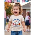 thumbnail image 4 of BemeyourBBs Toddler Baby Boy Girl Back to School T Shirts Kids Kindergarten Outfits 1 2 3 4 5 6 Years Little Boy Girl Short Sleeve Goose Raccoon Print Casual Summer Pullover Tee Shirt Tops, 4 of 9