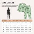 thumbnail image 4 of Fotbe Cute Dinosaurs in Space Pattern Long Sleeve Pajama Set for Women,Sleepwear Set,2-piece Loungewear Set,Soft PJs Comfy Nightwear with Pockets -X-Large, 4 of 7