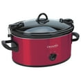 thumbnail image 3 of Crock-Pot 6-Quart Cook and Carry Slow Cooker with Little Dipper Warmer (Red), 3 of 11