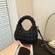 thumbnail image 5 of Bolso Acolchado Mano Puffer Tote Bag Mujer Plisado Cuero PU para Fiesta, 5 of 9