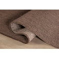 thumbnail image 5 of CAMILSON Granulated Non Shedding Easy-Cleaning Indoor Outdoor Easy Jute Rug Brown 2x3, 5 of 8
