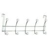 Elegant Home Fashions 5-Hook Over-the-Door Storage Unit, Amber Acrylic Ball/Oil Rubbed Bronze