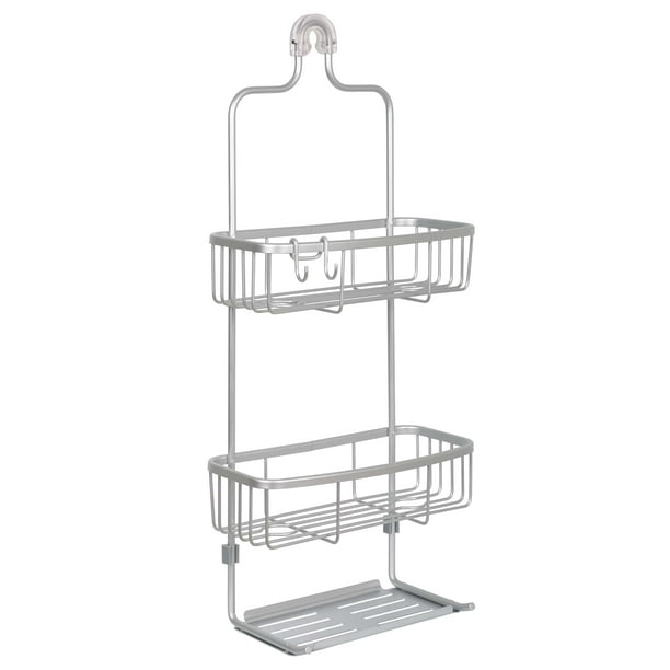 Better Homes & Gardens Rust Proof Aluminum Three Shelf OvertheShower Caddy, Aluminum Finish