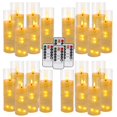 thumbnail image 2 of Set de velas CAKETYCG de 24 piezas, LED sin llama con control remoto y temporizador, 2 of 9