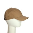 thumbnail image 5 of D&I Plain Dad Hat 100% Cotton Unstructured Hat Unisex Strap Cap - 2Pk - Khaki Charcoal, 5 of 17
