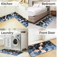 thumbnail image 6 of Kitchen Rugs Kitchen Mat Set of 2 Kitchen Rug Non-Slip Kitchen Rugs and Mats 47.3x17.3/31.5x17.3 Inch Floor Mat Doormat Runner Rug for Kitchen, Laundry, Living Room, Bedroom, Bathroom, Front Door, 6 of 6