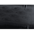 thumbnail image 3 of Anamira Reversible Design Women's Silk Wool Blend Shawl Scarf Wrap, Black, Peacock, 3 of 3