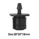 thumbnail image 4 of Aspersor de jardín riego ajustable microflujo gotero cabezal de goteo (10 piezas) Likrtyny Para estrenar, 4 of 7