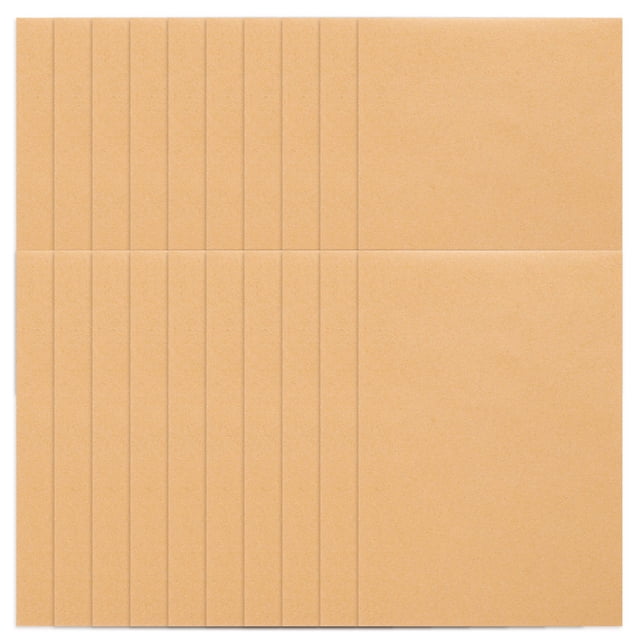 FOMIYES 50Set Light Yellow Paper Storage Envelopes for General Users