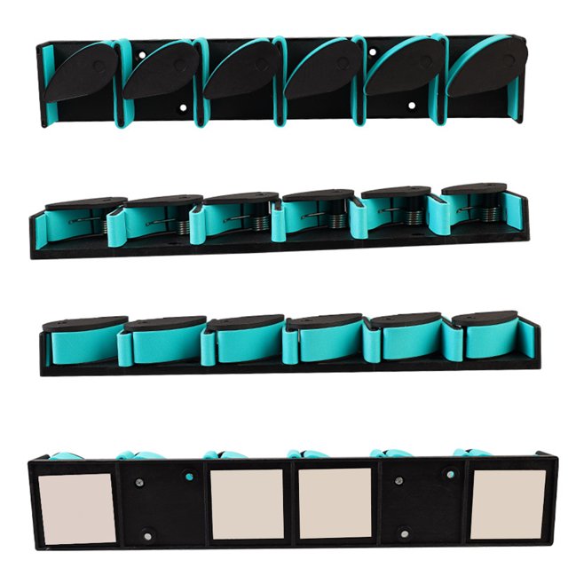 Fishing Rod Rack Holders Wall-mounted Fish Pole Holder 6-Rod Storage Racks Fishing Pole Holder Wall-mounted Fish Pole Holder Fishing Rod Rack Holders for Garage & Boat