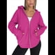 thumbnail image 3 of Sudaderas con Capucha y Cremallera para Mujer, Sudaderas Extragrandes, Conjuntos de Moda Escolar para Otoño, Chaquetas Informales, Ropa de Invierno Rosa Brillante M, 3 of 9