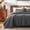 Grey, variant on Sleep Zone Ultrasonic Medallion Quilt Set Full/Queen, Soft Lightweight Bedspread, All-Season Coverlet (Loden Green, Full/Queen)