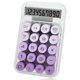thumbnail image 1 of Calculadora HUTUDD con interruptor mecánico de 10 dígitos, morada, 1 of 7