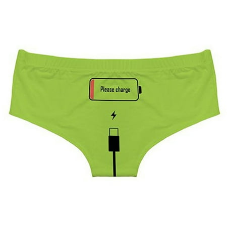 

HEVIRGO Women Briefs Triangle Low Waist Printing Hip Lift Tight Breathable Sexy Seamless Briefs Women Underpants for Inner Wear