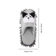 thumbnail image 2 of 1 par de pantuflas de trapeador para limpieza de pisos, pantuflas de chenilla desmontables, lindas pantuflas para trapear con forma de perro., 2 of 5