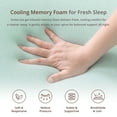 thumbnail image 6 of EGOHOME Ego Snoova Queen Mattress, 14 inch Cooling Gel Memory Foam Mattress in a Box, Medium, 6 of 11