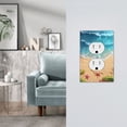 thumbnail image 5 of Rocae Tropical Beach With Starfish for Decorator Light Switch or Receptacle Outlet Wall Plate,Polycarbonate Thermoplastic-Style S, 5 of 6