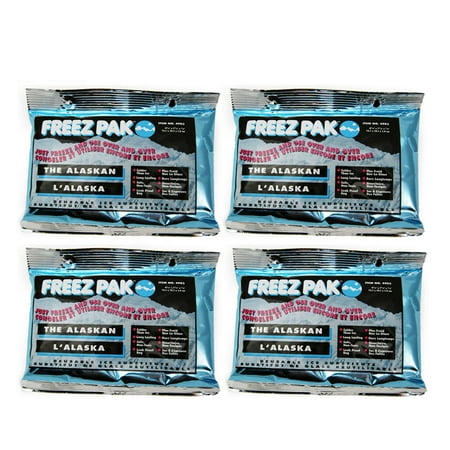 Kold Gel Packs - 4 Reusable Ice Pack Cold Gel Compress Non Toxic Freeze Therapy Pain Food Camping