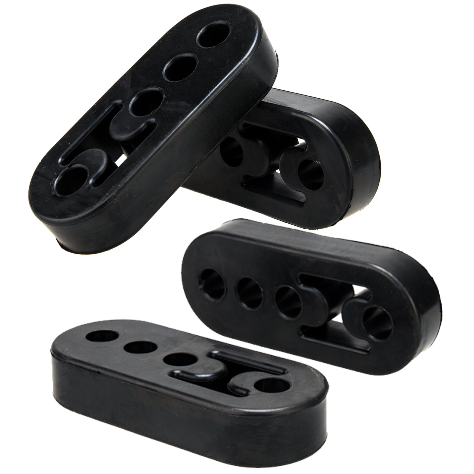 Car Parts Exhaust Pipe Hanger High Density Rubber 4 Holes Exhaust Mount