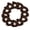 Brown, variant on Motique Accessories 12 Pack Solid Hair Ties Scrunchies (Dark Blue)
