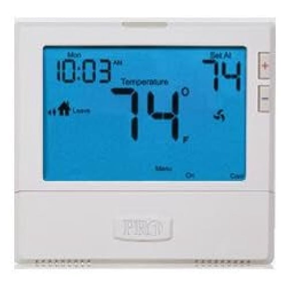 T805 Programmable 7 Day Single Stage Thermostat (1H/1C)