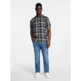 thumbnail image 2 of George Men's & Big Men's Regular Fit Microfiber Button-Up Shirt with Short Sleeves, Sizes XS-5XL, 2 of 5