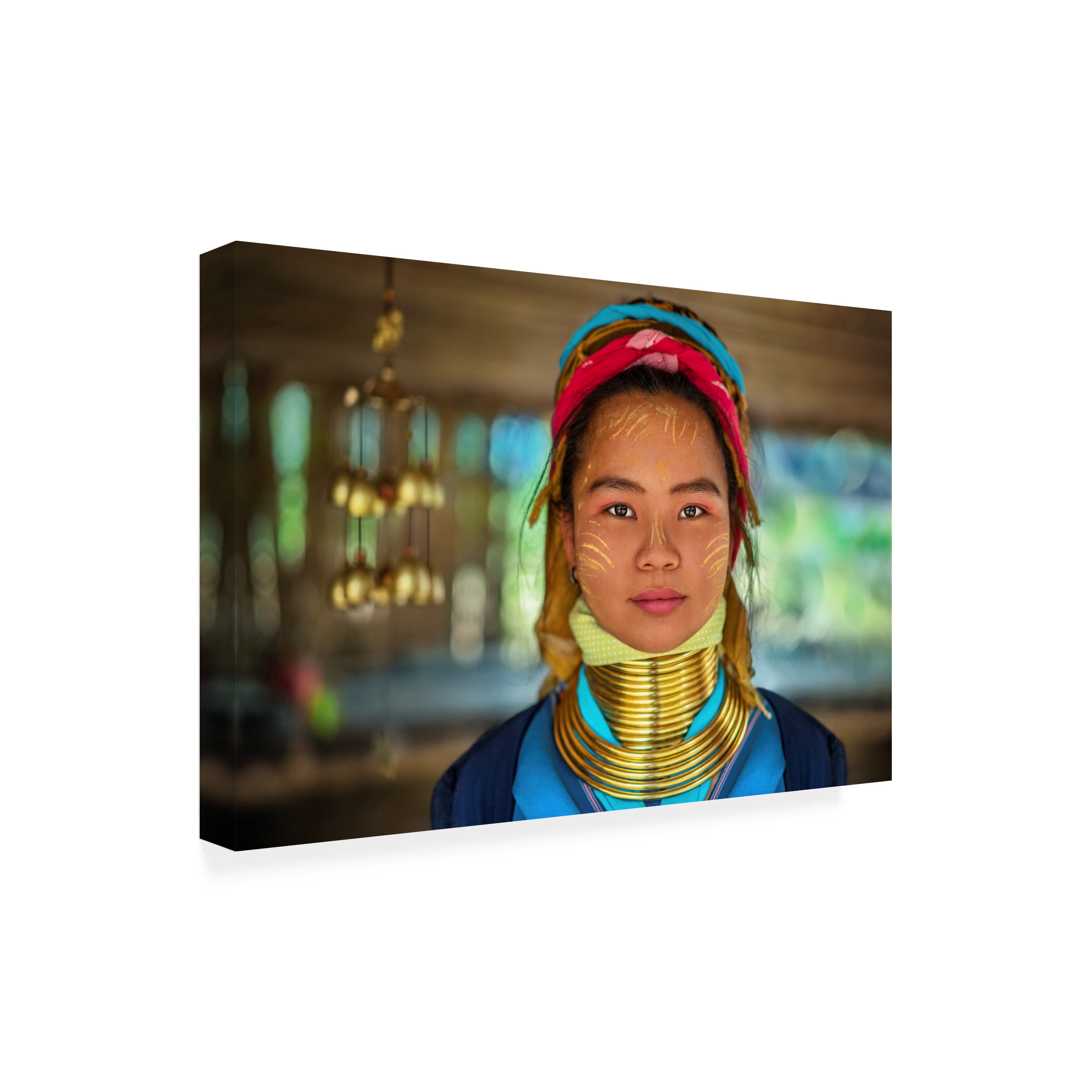 Ben Heine 'Young Padaung Woman Thailand 5' Canvas Art