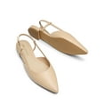thumbnail image 5 of DREAM PAIRS Slingback Flats for Women, Pointed-Toe Elegant Women's Ballet Flats with Buckle Strap, Classic Low Heel Dress Shoes for Casual Work Office Party, 5 of 9